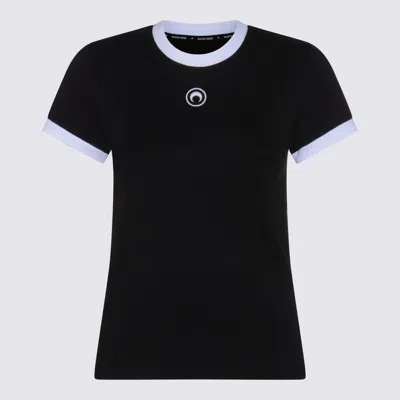 Marine Serre Black Cotton T-shirt