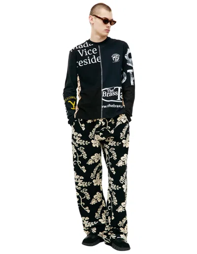 Marine Serre Black Graphic Longsleeve