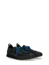 Marine Serre Black Leather Sneakers