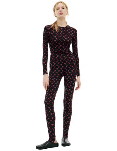 Marine Serre Black Monoprint Longsleeves