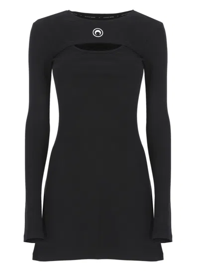 MARINE SERRE MARINE SERRE BLACK MOON DRESS