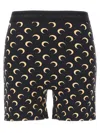 Marine Serre Black Moon Printed Cyclist In Black