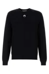 Marine Serre Crescent Moon Sweater In Black