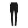 Marine Serre Black Viscose Leggings