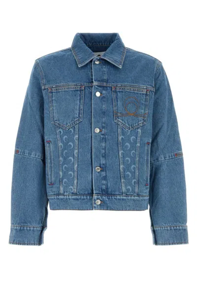 MARINE SERRE BLUE MOON DENIM JACKET