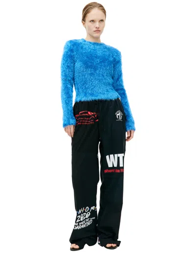 Marine Serre Ssense Exclusive Blue Sweater