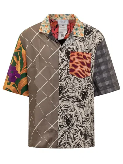 Marine Serre Bowling Scarves Shirt In Multicolor