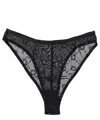 Marine Serre Flocked Mesh Brief Glitter In Black