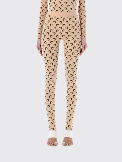 Marine Serre Pants  Woman Color Brown In Neutral