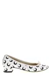 Marine Serre White & Black Repetto Edition Camille Ballet Heels