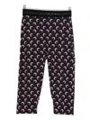 Marine Serre Capri Moon-printed Shorts In Black