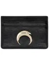 Marine Serre Compact Purse Featuring Metallic Embellishment In Black