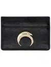 Marine Serre Compact Purse Featuring Metallic Embellishment In Black