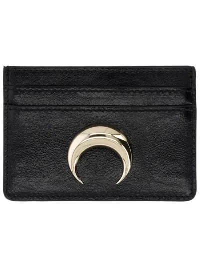 Marine Serre Card Holder With Logo In Black
