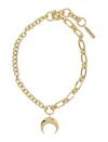 Marine Serre Crescent Moon Charm Necklace Chain