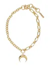 Marine Serre Crescent Moon Charm Necklace Chain