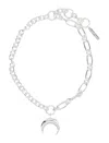 Marine Serre Charm Necklace In Silver