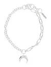 Marine Serre Charm Necklace In Silver