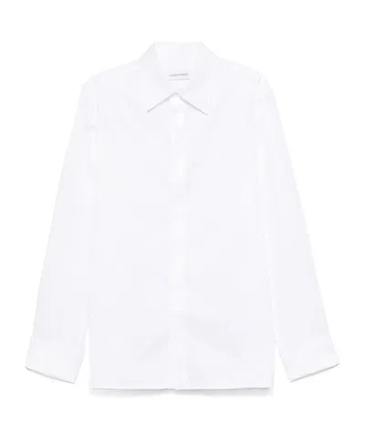 Marine Serre Classic Logo Shirt In Gray