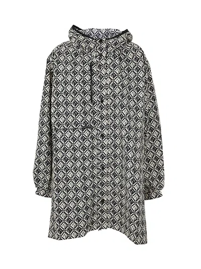 MARINE SERRE MARINE SERRE MOON DIAMANT A LINE WINDBREAKER
