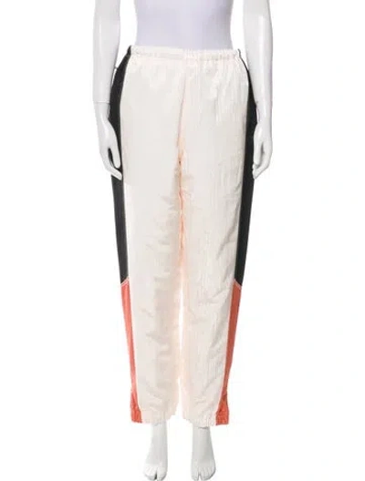 Pre-owned Marine Serre Colorblock Pattern Sweatpants In Neutral