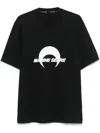Marine Serre Logo-print T-shirt In Black
