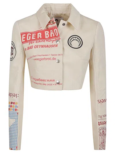 Marine Serre Cotton Short Jacket