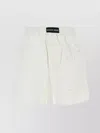 Marine Serre Cotton Shorts With Back And Front Pockets