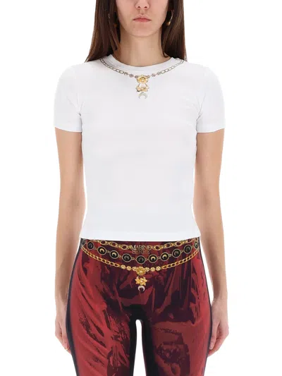 MARINE SERRE COTTON T-SHIRT