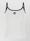 Marine Serre Moon Logo Ribbed Tank Top
