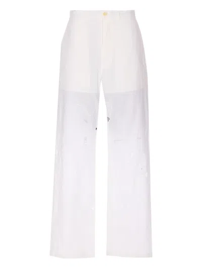 MARINE SERRE COTTON TROUSERS