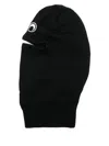 Marine Serre Crescent Moon-embroidered Balaclava In Black