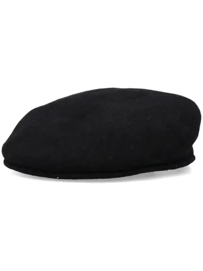 Marine Serre Crescent Moon-embroidered Beret In Black