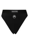 Marine Serre Cotton Underwear In Black