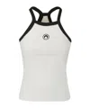 Marine Serre Ssense Exclusive White Tennis Court Tank Top In White