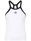 Marine Serre Ssense Exclusive White Tennis Court Tank Top In White