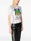 Marine Serre Crescent-moon Graphic T-shirt In White