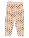 Marine Serre Crescent Moon-print Shorts In Neutral