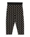 Marine Serre Crescent Moon-print Trousers In Blue