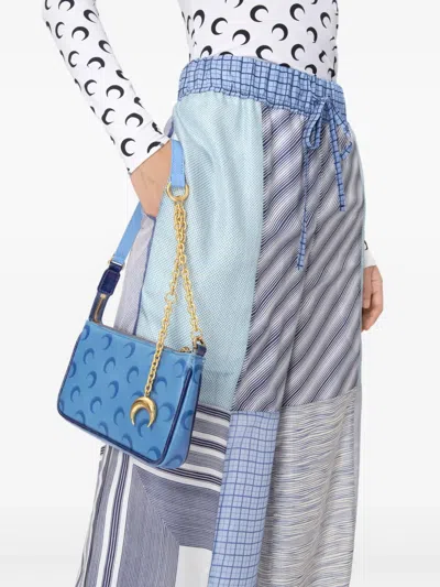 Marine Serre Crescent Moon Shoulder Bag