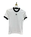 Marine Serre Crescent Pattern Short-sleeved T-shirt In White