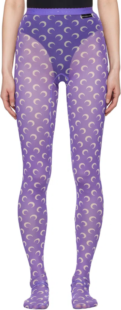 Marine Serre Crescent-shaped Pantyhose