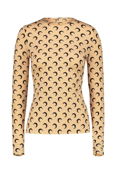 MARINE SERRE CREWNECK LS TOP