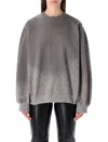 Marine Serre Crewneck Moon Degrade In Gray