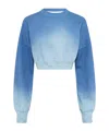 Marine Serre Cropped Sweatshirt