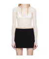 Marine Serre Cropped T-shirt