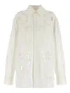 MARINE SERRE CUT-OUT EMBROIDERED SHIRT