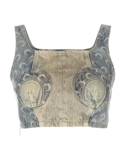 MARINE SERRE DENIM VEST
