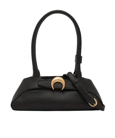 Marine Serre Double-handle Shoulder Bag In Black