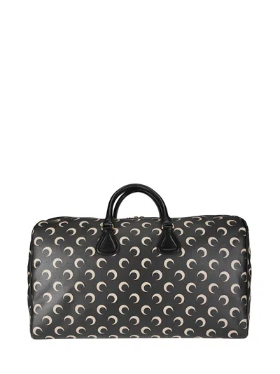 Marine Serre Double Zipper Handbag